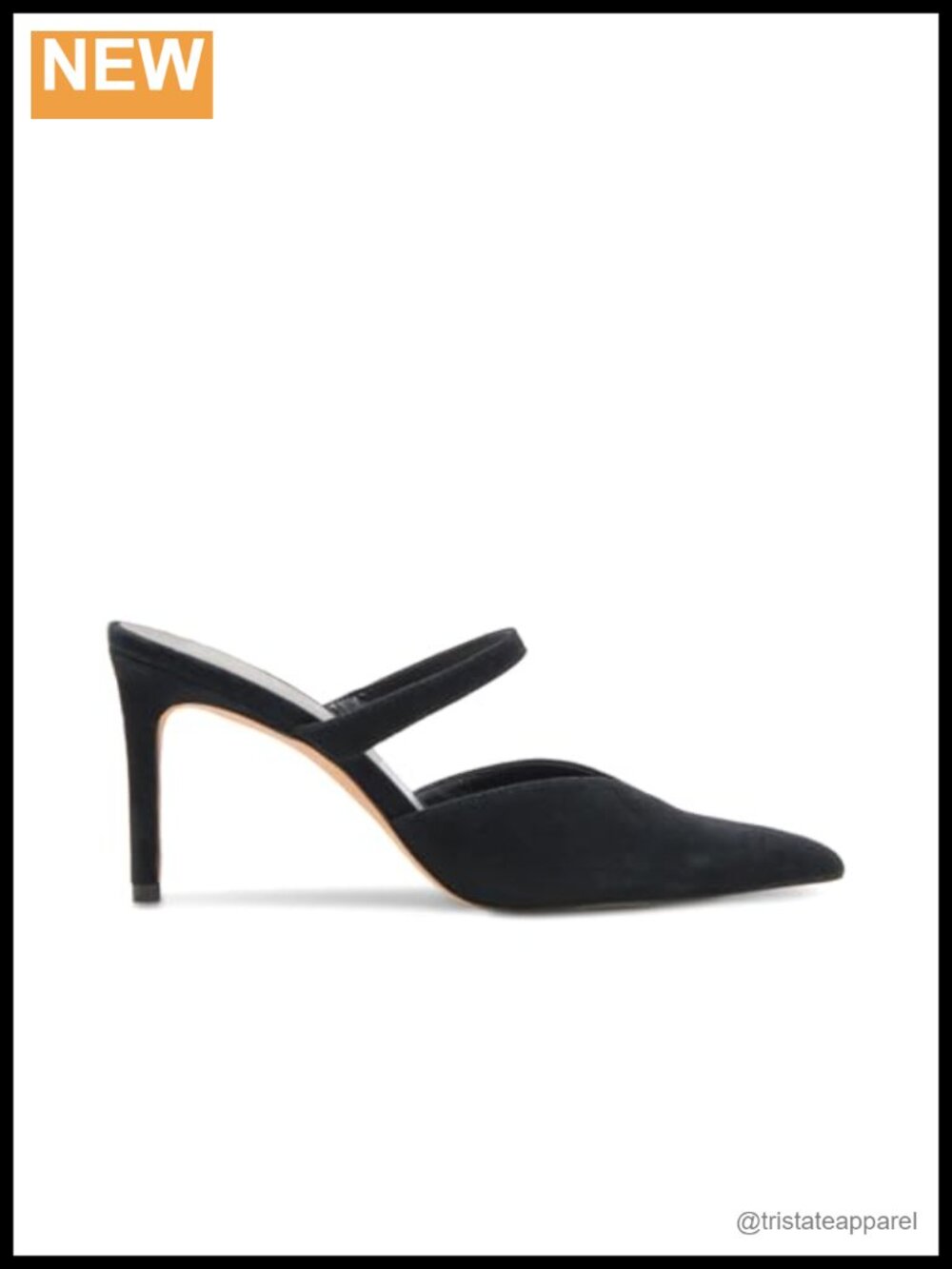 Pointed Toe Slip On Stiletto Heels Faux Leather Pumps